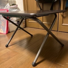 折りたたみローテーブル　1人用　美品　の画像