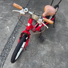 people ケッターサイクル 16インチ 赤の画像