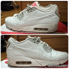 【USED】NIKE AIR MAX 90 VT QS（レディース 24cm）ホワイト×レッド×限定モデルの画像