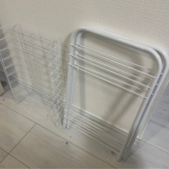 2段収納ラックの画像