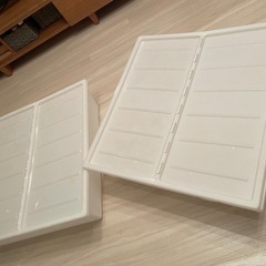 冗談中　
2個セットベッド下収納　オモチャ収納の画像