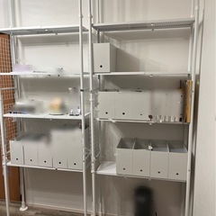 突っ張り棚　ニトリ　2点の画像