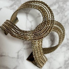 🤍大きめのバングル　ゴールド　の画像