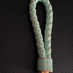 ボッテガヴェネタキーホルダー Bottega Veneta 水色　キーホルダーの画像