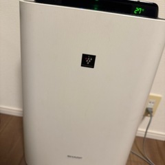 自動開閉ゴミ箱、空気清浄機セットの画像