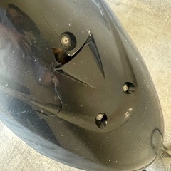 ジャンク　原付バイク　ヘルメット付き　の画像