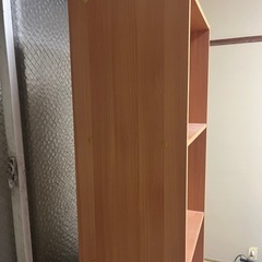 無料で差し上げます。　ニトリ　木製棚　ボックス　その2 木地色　5段用の画像