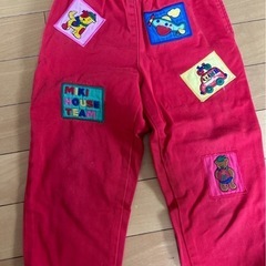 ミキハウス 赤色 LL パンツの画像