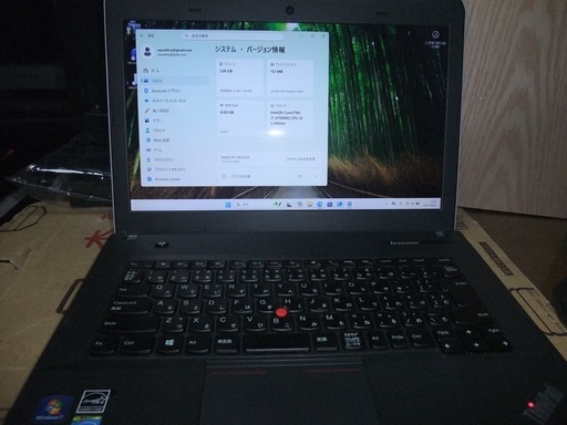中古再生品 14インチLenovo ThinkPad i7-4700MQ（4コア8スレッド） SSD256GB