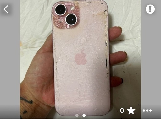 iPhone15ピンク　ジャンク品