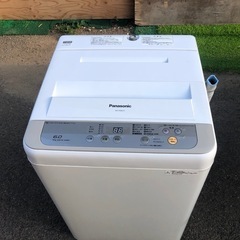 2016年製 Panasonic 6.0kg洗い 洗濯機 NA-F60B10　年式の割に状態良好品です☺️の画像