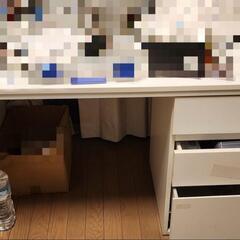 オフィス用デスク 鍵付き 状態良好の画像