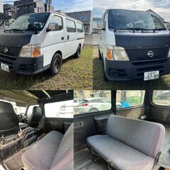 日産 キャラバン E25 4WD ディーゼル ターボ 部品取り H19年式 3000cc 車検R8/1迄  エンジン異音有の画像