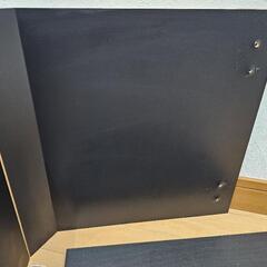東京都東村山市直接引き取り！IKEA KALLAX カラックスインサート 扉 ブラックブラウン 33×33cmの画像