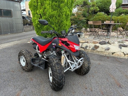 四輪バギー　２スト　ATV  公道可　普通免許　ノーヘル　現況不具合無　綺麗