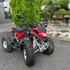 四輪バギー　２スト　ATV  公道可　普通免許　ノーヘル　現況不具合無　綺麗の画像
