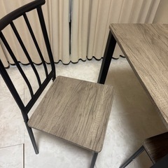 シンプル　ダイニングセットの画像