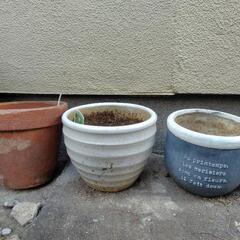 陶器植木鉢の画像