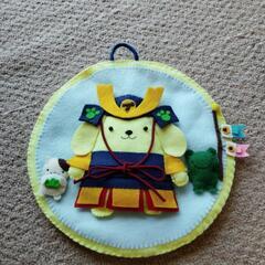 ハンドメイド　ポムポムプリン風　壁飾りの画像