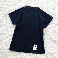★美品★【M】ロゴ　半袖Tシャツ　クルーネック　黒　英字　レディースの画像