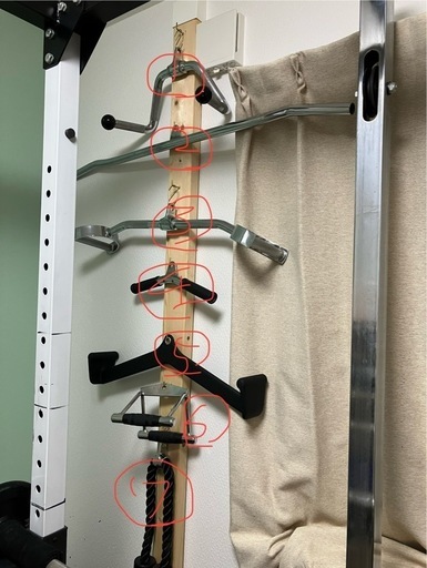 ケーブルアタッチメント7種