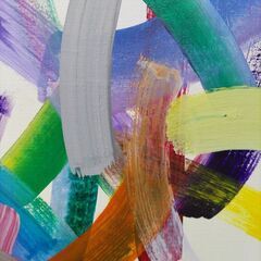 抽象画(アート油絵)の画像