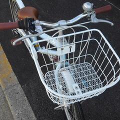 9/10・9/11連休します。中古子供自転車３７４３　前後タイヤ新品！　２２インチ　６段ギヤ　LEDダイナモライト　 身長１２７㎝前後の画像