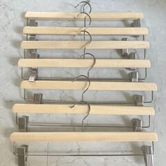 【お譲り先決定済み】IKEA ハンガー8点＋スカートハンガー7点の画像