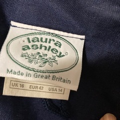 イギリス製　ローラアシュレィ　綿麻ロングワンピースの画像