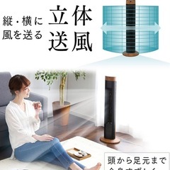 アイリスオーヤマ　縦型扇風機の画像