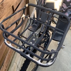 子ども乗せ電動自転車　ブリヂストン　ハイディツー　黒の画像