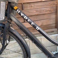 子ども乗せ電動自転車　ブリヂストン　ハイディツー　黒の画像