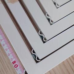 【バラ売り可】無印良品 ステンレスユニットシェルフ用 帆立補強パーツ (幅84cmタイプ)の画像