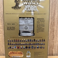 ◎ STARWARS スターウォーズ 2000 フィギュア C-3PO PEPSI ボトルキャップ ペプシ 缶ホルダーコレクション
の画像