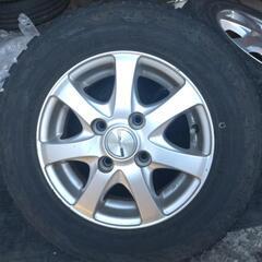 トーヨーオープンカントリーR/T 145/80R12  アルミ組中古4本　軽トラ軽バスにの画像