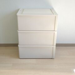クローゼットケース３個（高さ23cm）【小金井市民限定】（小金井市再生家具）品番：09-02-07の画像