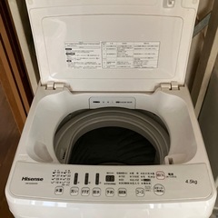 Hisens4.5kg  洗濯機の画像