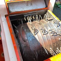 軽トラ貸し出しOK 現物確認歓迎 整備済 稲や麦の脱穀に 全農 ZH400 クボタ HH400 5馬力 自動 脱穀機 ハーベスタ 厚木市 引取限定の画像