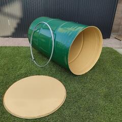 ⑩オープンドラム 空ドラム缶 　200リットル 綺麗 収納 保管の画像