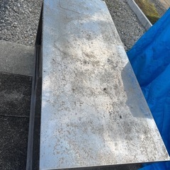 【中古】業務用 ステンレス 調理台 W150 D60 H80cm 厨房 1500 引違い 扉付 作業台 片面 引き違い キャビネットの画像