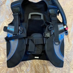 スキューバー　ウェットスーツ　ベスト　SAS  日本製　中古　の画像