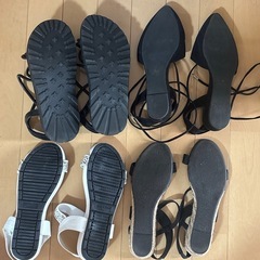 夏用 秋用 レディースサンダル まとめ売り L〜LL 秋田市広面で手渡しの画像
