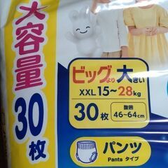 【未開封】メリーズ ずっと肌さらエアスルー ビッグより大きいサイズ 30枚 パンツタイプ 紙おむつの画像