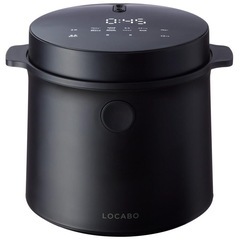 中古 (やや傷や汚れあり) LOCABO（ロカボ） 糖質カット炊飯器 LOCABO (ブラック) の画像