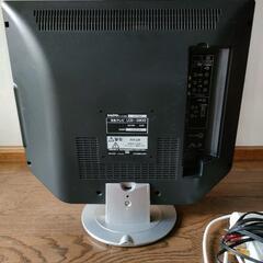 古い20インチ液晶テレビの画像