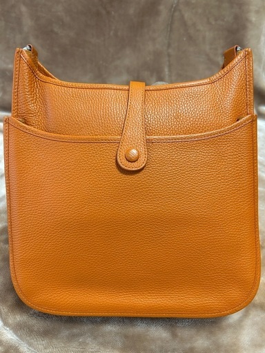 エルメスエヴリン３トロワGMエブリンワンショルダーバッグレディースメンズオレンジ エルメスエヴリン3トロワGMエブリンワンショルダーバッグレディース