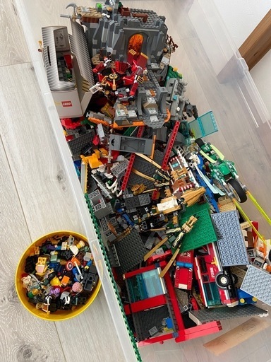 【値引き】レゴブロック　約7kg (組み立て説明書全てあり33点)