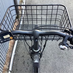 692  パナソニック最新機種電動アシスト自転車ティモs26インチブラックボディーの画像