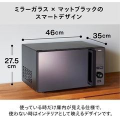 ツインバード　電子レンジ20Lの画像