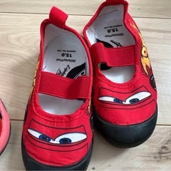 カーズ　靴•上履きセット14.5㎝•15㎝の画像